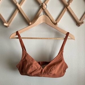 Knickey Official Triangle Bralette in Butterscotch